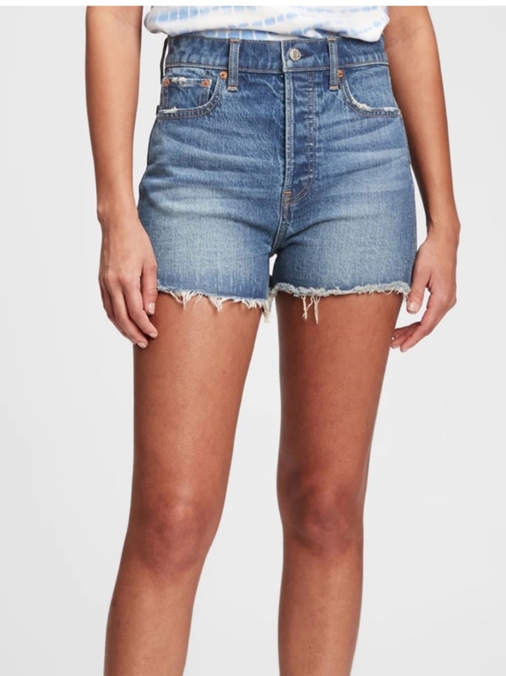 GAP Cheeky Midi Short High Rise